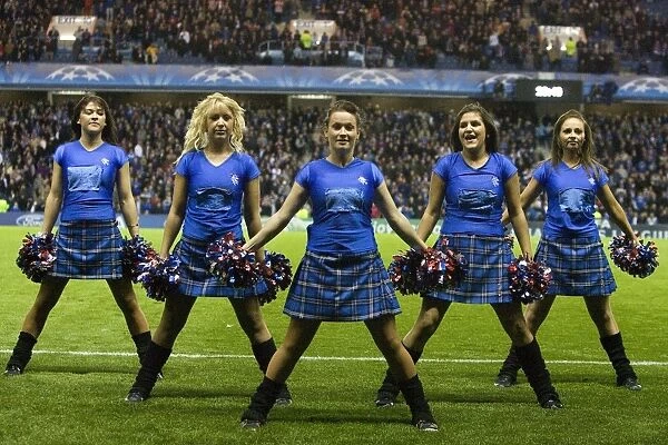 Rangers FC: 1-0 Bursaspor at Ibrox Stadium - Cheerleaders in Action