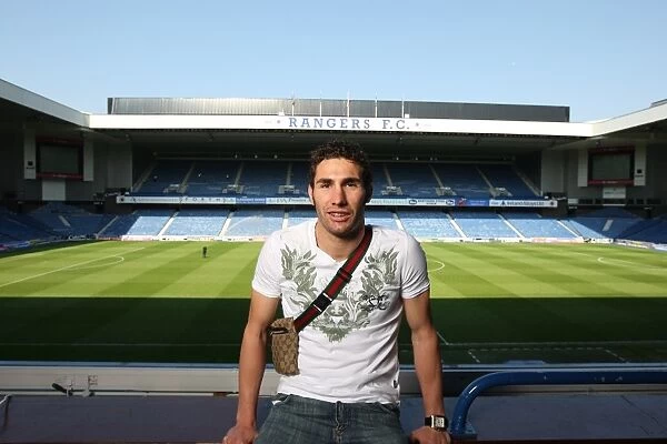 Rangers FC: Carlos Cuellar and the Squad Prepare for UEFA Cup Final at Ibrox