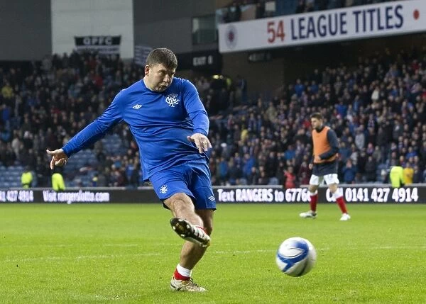 Rangers FC: A Fan's Thrilling Half-Time Penalty at Ibrox Stadium during Historic 4-0 Third Division Victory over Queens Park Rangers