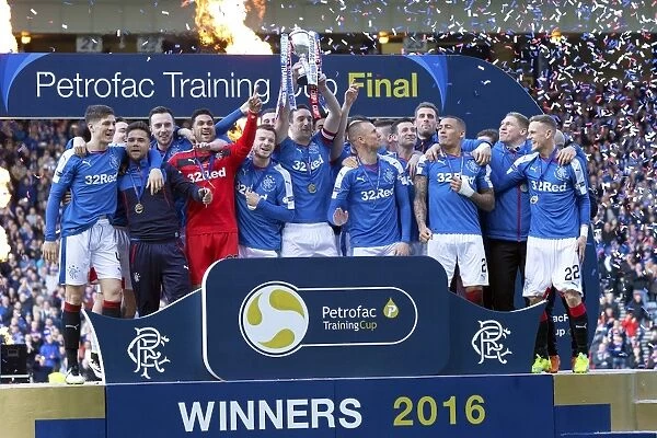 Rangers FC: Lee Wallace Lifts the Petrofac Training Cup Victory at Hampden Park (2003)