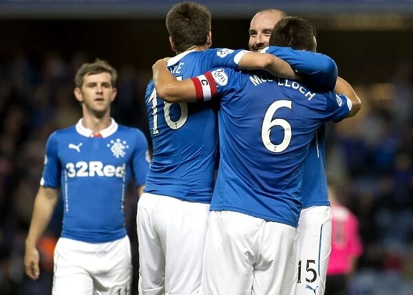 Rangers FC: McCulloch's Double Secures Second Round Victory in Petrofac Training Cup against Clyde at Ibrox Stadium