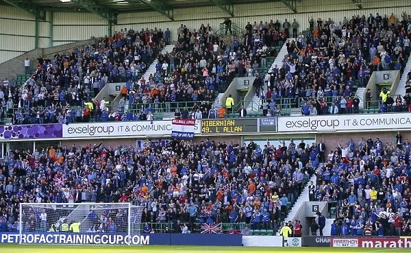 Rangers FC: Unwavering Passion of the Fans at Hibernian vs Rangers - Petrofac Training Cup First Round