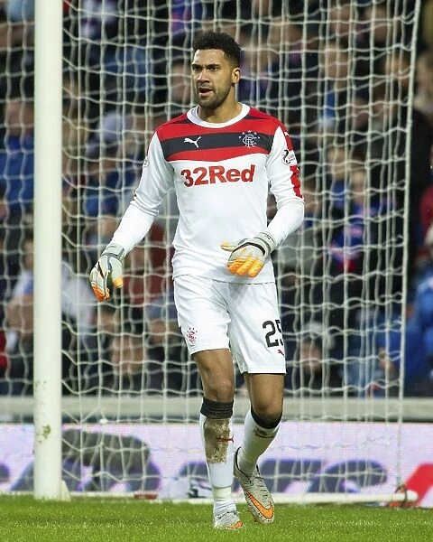 Rangers FC: Wes Foderingham Guarding Ibrox Stadium in Scottish Cup Action (2003 Winners)