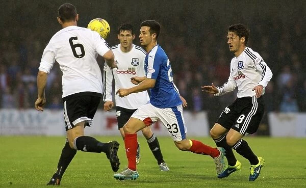 Rangers FC's Jason Holt in Petrofac Training Cup Action at Ayr United's Somerset Park