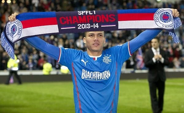 Rangers Football Club: Arnold Peralta's Title-Winning Goal in Scottish League One at Ibrox Stadium (2003 Scottish League One Champions & Scottish Cup Winners)
