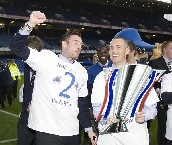 Rangers Football Club: Champions League and SPL Title Win 2009-2010 - Allan McGregor and Kenny Miller's Triumphant Moment