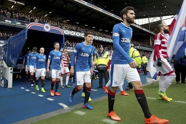 Rangers Football Club: Six Departing Players Make Their Way Out of Ibrox Tunnel for Scottish Cup Quarterfinal vs Hamilton Academical