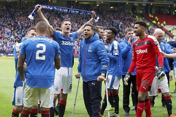 Rangers Football Club: Dom Dom Ball and Harry Forrester's Triumphant Scottish Cup Victory Celebration (2003)