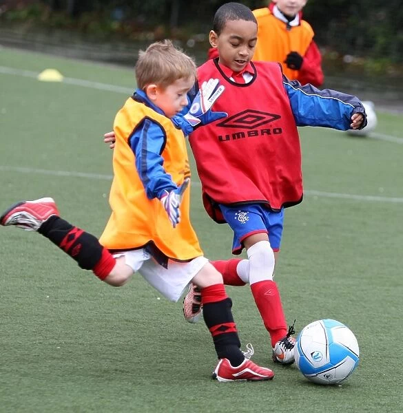 Rangers Football Club: Easter Soccer School - Young Rangers Playing at Ibrox Complex (2011)