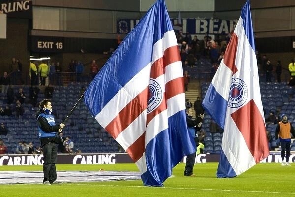 Rangers Football Club: Fifth Round Replay Victory - Flag Bearers Celebrate 1-0 Win Over St. Mirren at Ibrox Stadium