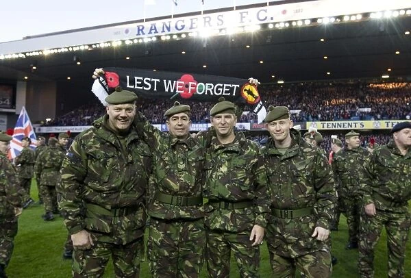 Rangers Football Club Honors Armed Services Personnel and Erskine Veterans with Emotional Remembrance Day Tribute at Ibrox Stadium