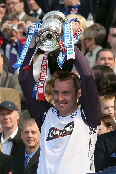 Rangers Football Club: Kris Boyd Celebrates Scottish Cup Victory (2008)