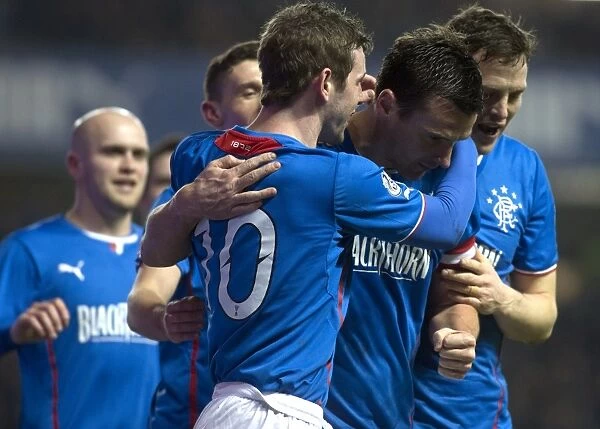 Rangers Football Club: Lee McCulloch's Double Goal and Euphoric Team Celebration - Scottish Cup Victory (2003) at Ibrox Stadium