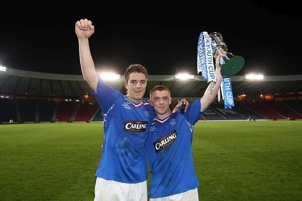 Rangers Football Club: Triumphing Over Celtic in the Youth Cup Final (2008) - A Moment of Victory for Andrew Little and John Fleck