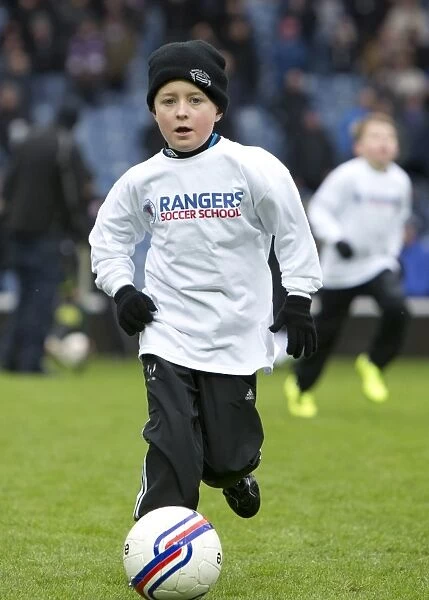 Rangers Football Club: Uniting Communities - Half Time Fun with Rangers and Stirling Albion Kids at Ibrox