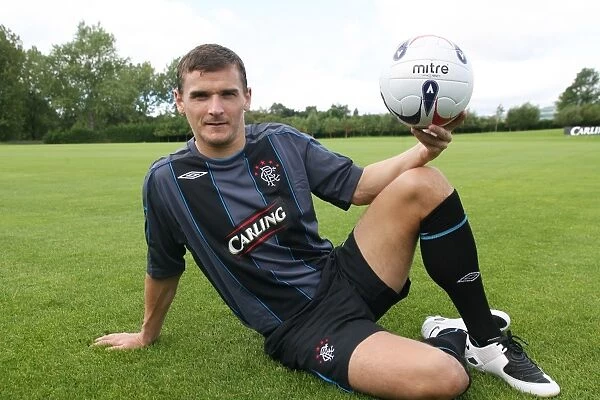 Rangers Football Club: Unveiling the New Third Kit at Murray Park with Lee McCulloch and the Team