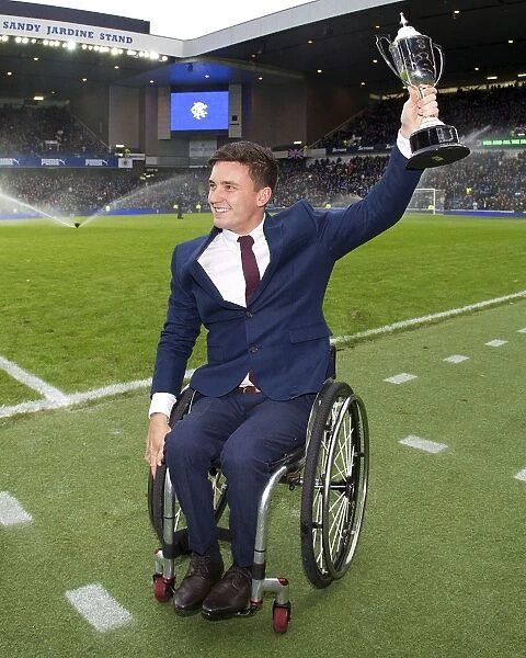 Rangers Football Club Welcomes 2016 Australian Open Wheelchair Champion Gordon Reid at Scottish Cup Match vs. Kilmarnock (Ibrox Stadium)