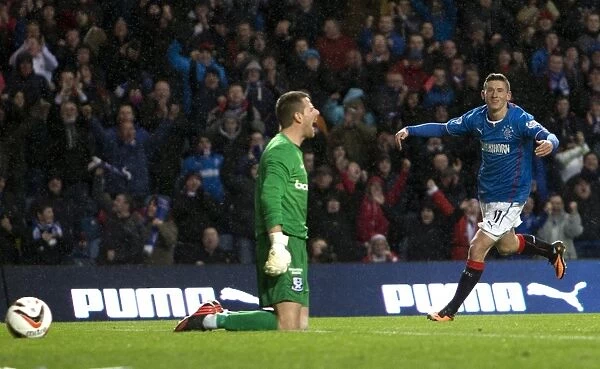 Rangers Fraser Aird: Dramatic Goal and Scottish Cup Victory Celebration at Ibrox Stadium (Scottish League One: Rangers vs Ayr United)