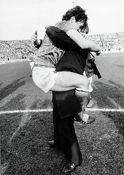 Rangers Glory: McCoist and Wallace's Embrace After Historic 3-2 Scottish League Cup Final Victory over Celtic