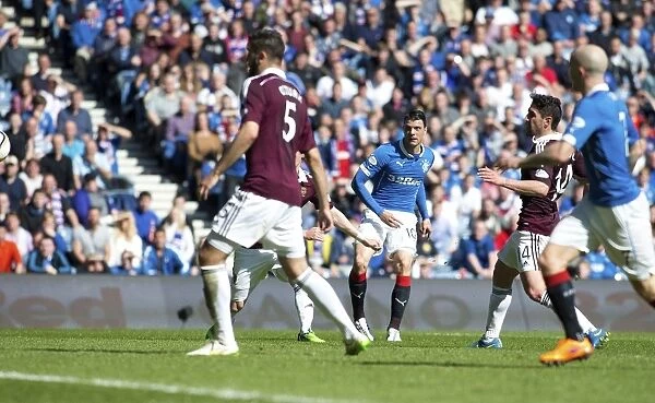 Rangers Haris Vuckic Scores the Thrilling Winning Goal in the 2003 Scottish Cup Final at Ibrox Stadium