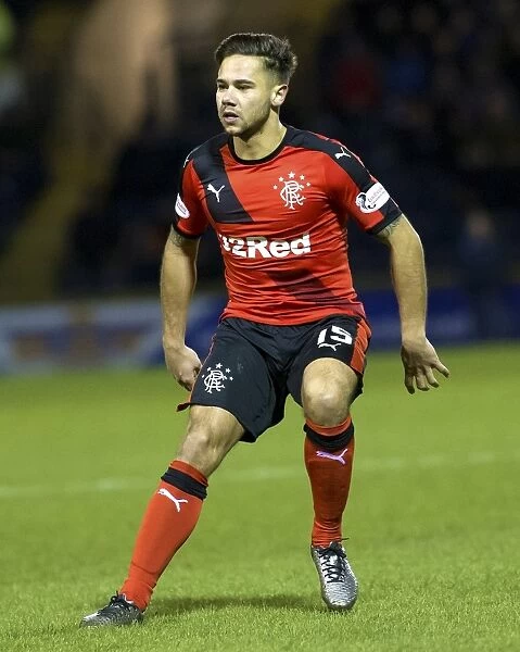 Rangers Harry Forrester in Action at Starks Park: Battling Raith Rovers in the Ladbrokes Championship