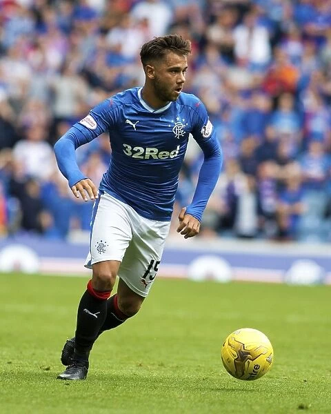 Rangers Harry Forrester Celebrating Scottish Cup Victory at Ibrox Stadium (2003)