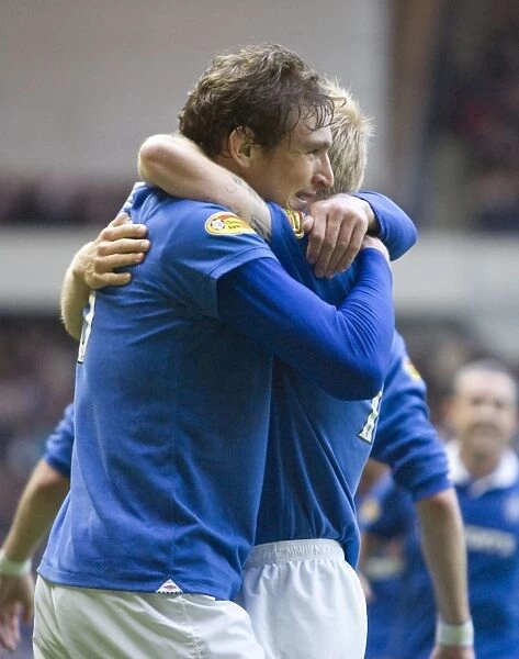 Rangers Jelavic Scores the Decisive Goal: 2-0 Victory over Dundee United (Clydesdale Bank Scottish Premier League, Ibrox Stadium)