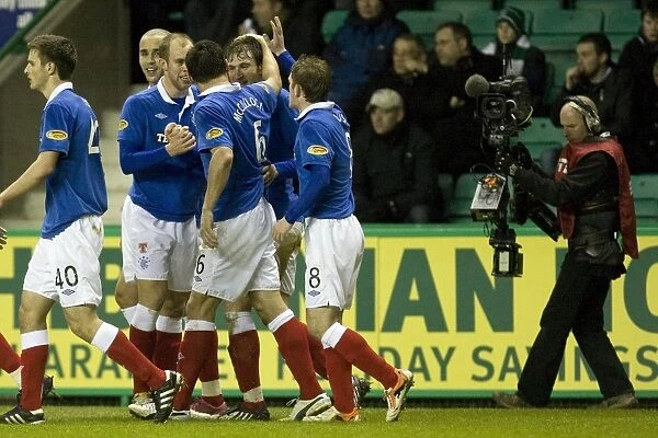 Rangers Jelavic Scores Double, Leads 2-0 Over Hibs at Easter Road Stadium