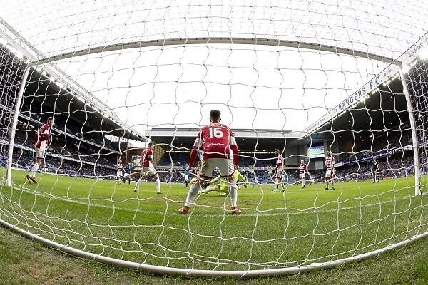 Rangers Joe Garner's Hat-trick Secures Scottish Cup Quarterfinal Victory at Ibrox Stadium