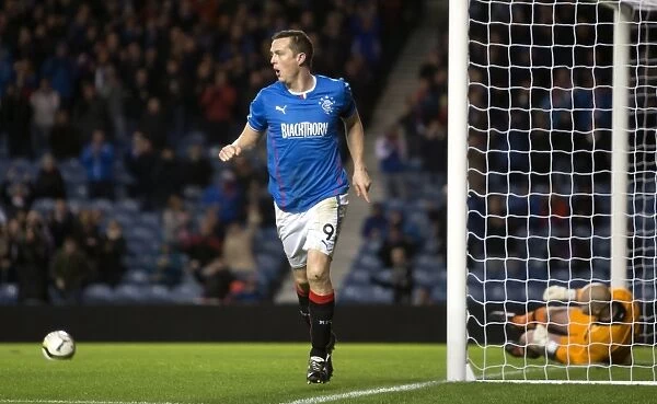 Rangers Jon Daly Doubles Up: A Triumphant Moment in the 3-0 Scottish Cup Victory over Airdrieonians at Ibrox Stadium