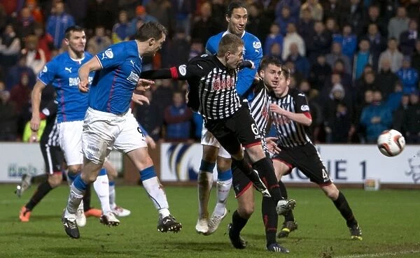 Rangers Jon Daly Scores the Game-Winning Header in the Scottish Cup Final Against Dunfermline Athletic (2003)