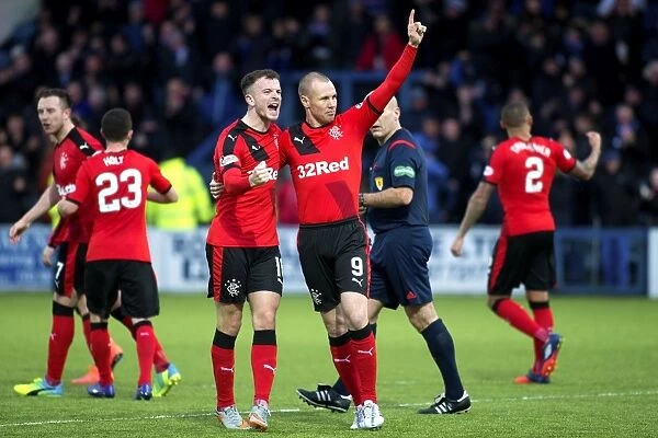 Rangers: Kenny Miller and Andy Halliday's Thrilling Goal Celebration - Scottish Cup Victory at Palmerston Park (2003)