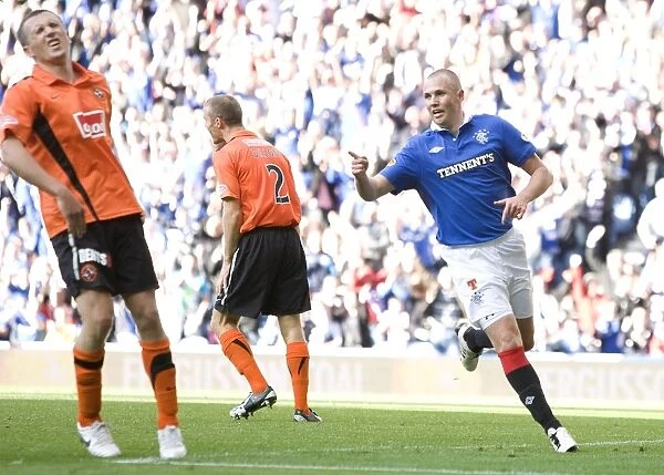 Rangers Kenny Miller's Double Strike: A Memorable Moment in Rangers 4-0 Victory over Dundee United (Scottish Premier League)