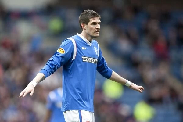 Rangers Kyle Lafferty Scores the Game-Winning Goal in a 3-1 Victory over St Mirren