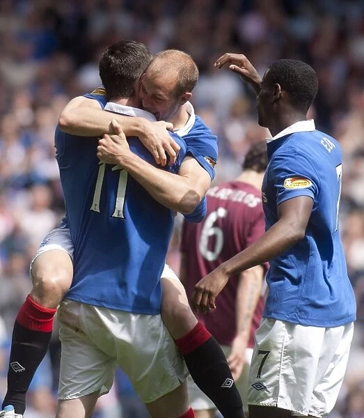 Rangers Kyle Lafferty's Double Delight: 4-0 Thrashing of Heart of Midlothian at Ibrox