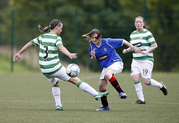 Rangers Laura Crossan Outshines Nikki Black in Talented Clash between Rangers and Celtic Ladies at Lennoxtown, Glasgow - 24-08-08