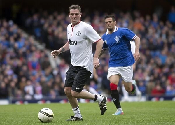 Rangers Legends vs Manchester United Legends: A Classic Soccer Showdown at Ibrox Stadium - Lee Sharpe's Unforgettable Performance: Manchester United Legend Shines Bright