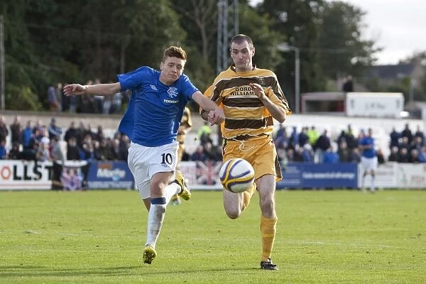 Rangers Lewis Macleod Scores the Game-Winning Goal Against Forres Mechanics in Scottish Cup Second Round