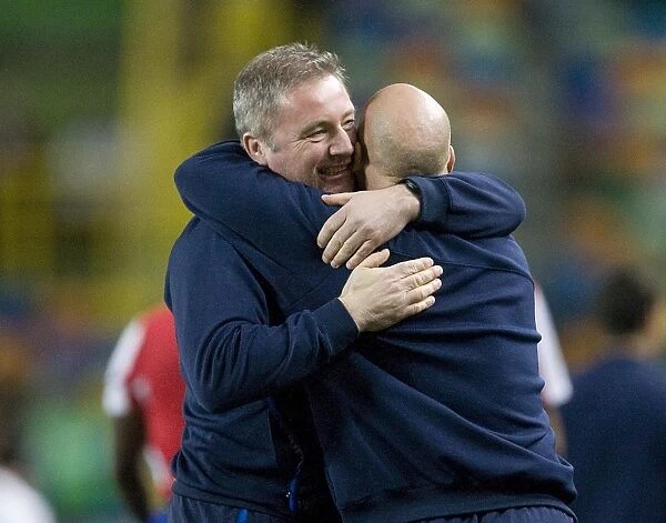 Rangers McCoist and McDowall: Euphoric Reaction as Rangers Secure Dramatic 2-2 Draw Against Sporting Lisbon in Europa League