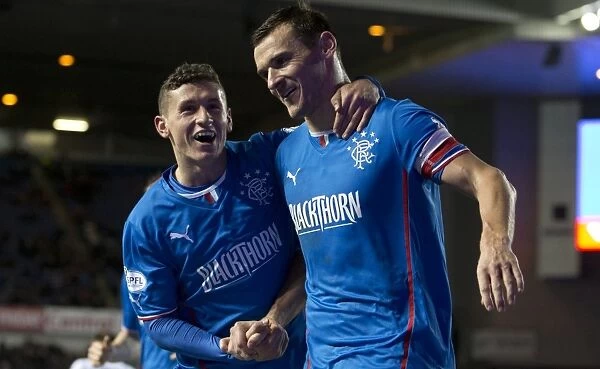 Rangers McCulloch and Aird: A Celebration of Goal and Victory at Ibrox Stadium (Scottish League One: Rangers vs Forfar Athletic)