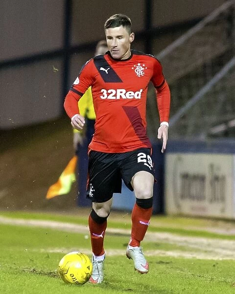 Rangers Michael O'Halloran in Action at Starks Park Against Raith Rovers in the Ladbrokes Championship
