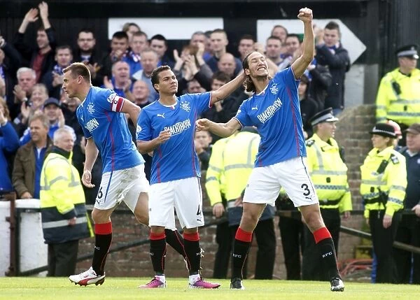 Rangers Mohsni and Peralta Celebrate Double Strike Against Ayr United in SPFL League 1 (0-2)