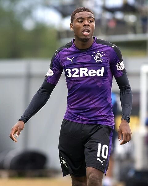 Rangers Nathan Oduwa Fights in Championship Clash against Dumbarton at The Cheaper Insurance Direct Stadium