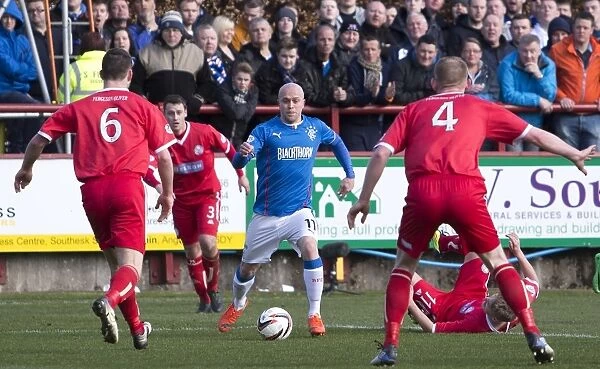 Rangers Nicky Law in Action: Brechin City vs Rangers (Scottish League One, 2003 Scottish Cup Winner)