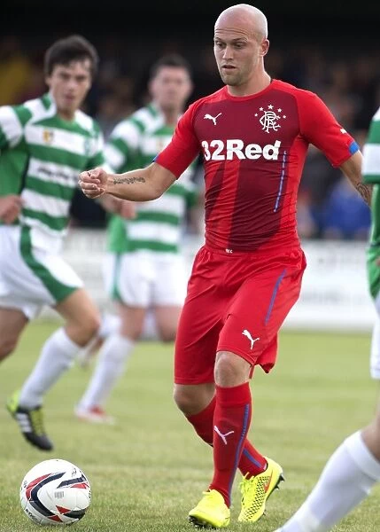 Rangers Nicky Law in Action: Pre-Season Victory at Buckie Thistle (Scottish Cup Champion, 2003)