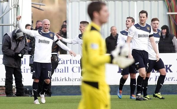 Rangers: Nicky Law's Euphoric Moment as He Scores the Winning Goal in the Scottish Cup Fourth Round at Falkirk Stadium