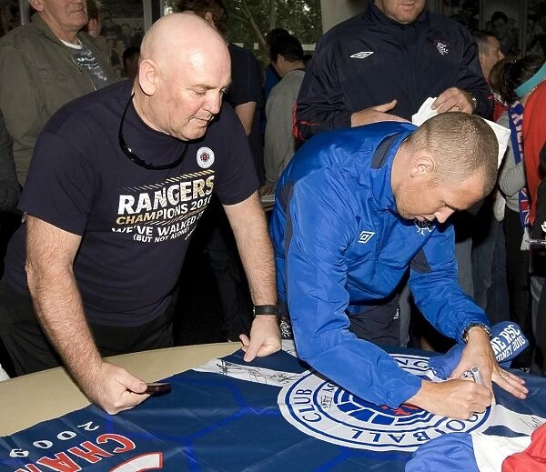Rangers players and coaching staff met Rangers fans from ORSA