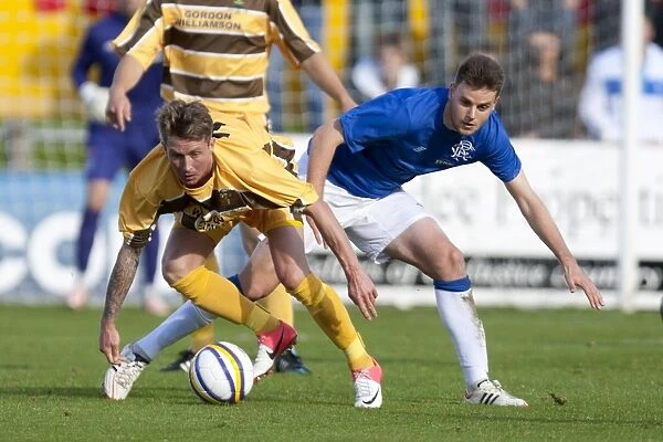 Rangers Sebastien Faure Scores the Dramatic Winner Against Forres Mechanics in Scottish Cup Second Round