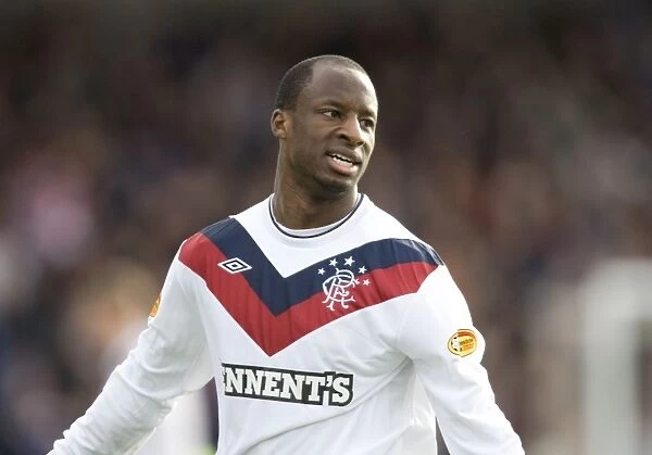 Rangers Sone Aluko in Ecstatic Moment as He Scores the Fourth Goal Against Inverness Caledonian Thistle (4-1)