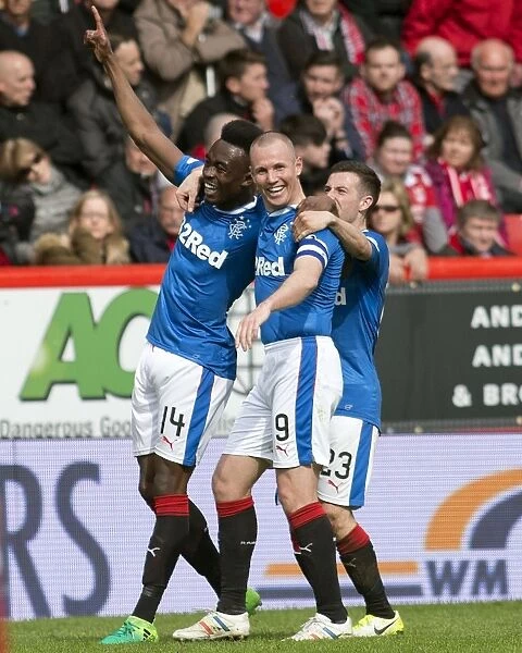 Rangers Triumph: Dodoo, Miller, and Holt's Unforgettable Celebration at Pittodrie